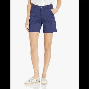 Lee Cargo Shorts Khaki Blue Comfort Waistband